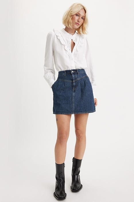 FEATHERWEIGHT DENIM SKIRT BLUE 7