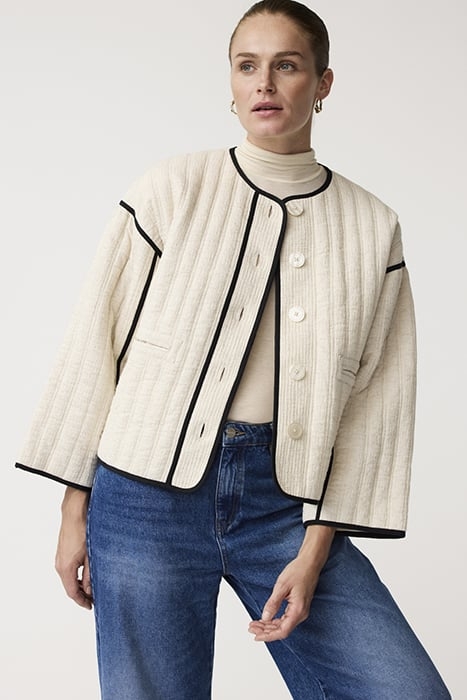 CINNAMON JACKET ECRU 1