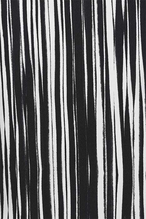 STRAPPY PRINT DRESS BLACK ABST 5