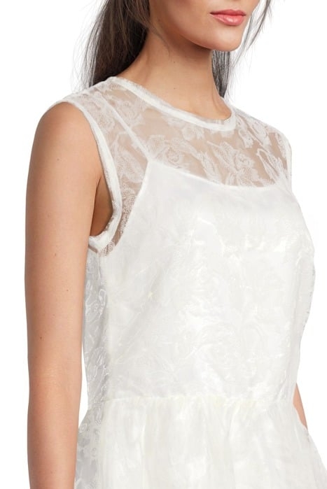 ZATCHBELL ABITO ORGANZA STAMPA WHITE 5