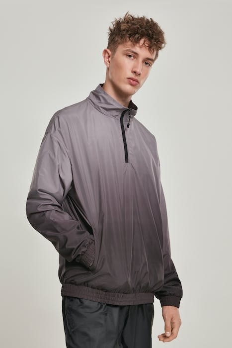 GRADIENT PULL OVER JACKET BLACK/GREY 2