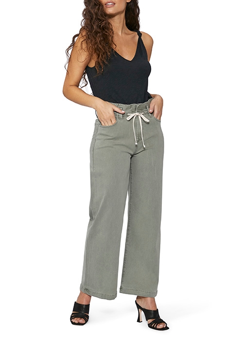 CARLY WAISTBAND TIE VINTAGE SMOKEY GREEN 3