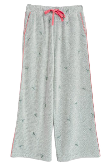 ORLA EMB LOUNGE PANT GREEN 1