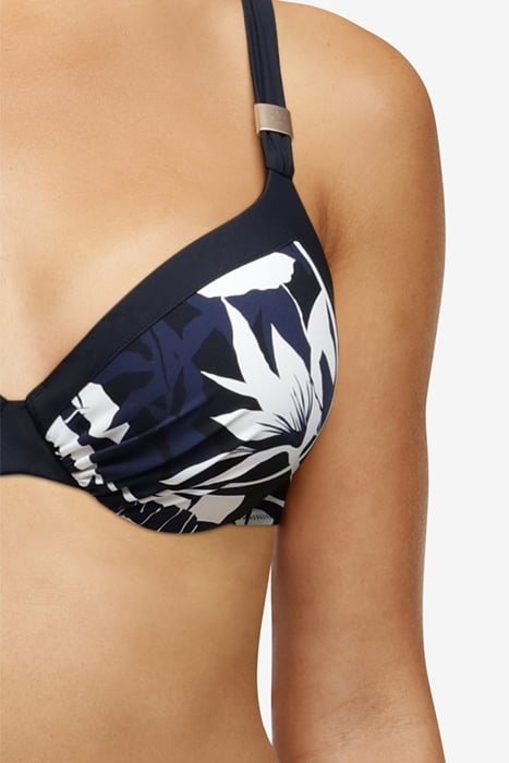 SW BRA TSHIRT PLUNGE DARK FLOWERS 4