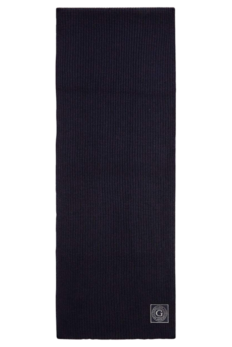 HUNTER RIBBER SCARF SMART BLUE 2