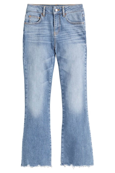 FITTED CROPPED FLARE JEANS DEN 6