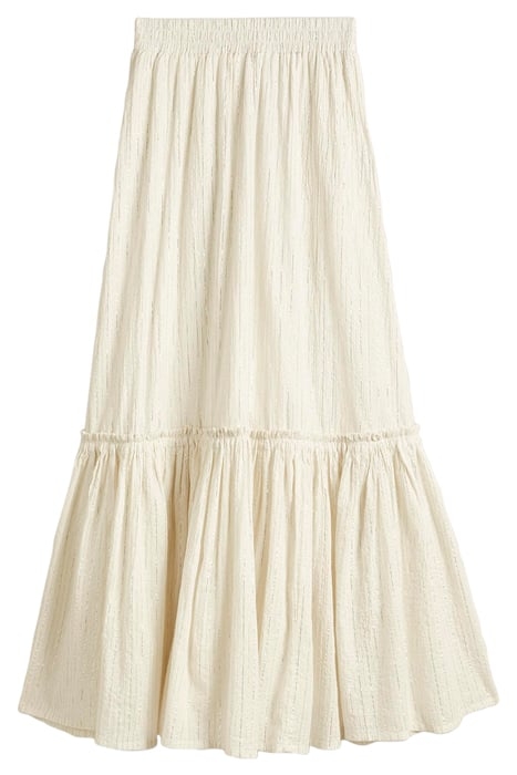 COTTON METALLIC MAXI SKIRT IVO 5