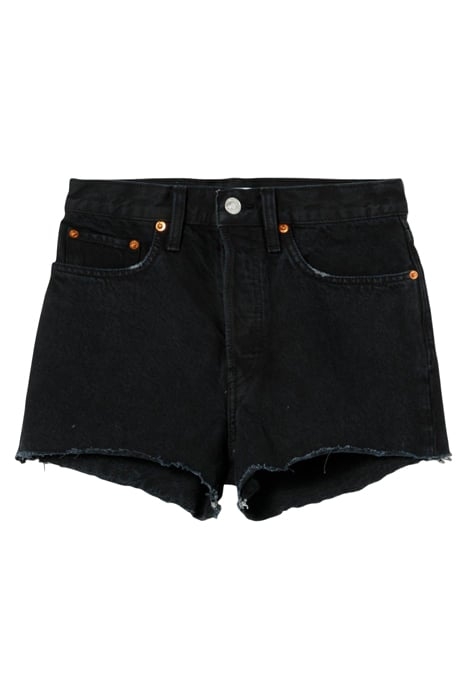 70S HIGH RISE SHORTST MIDNIGHT BLACK 1