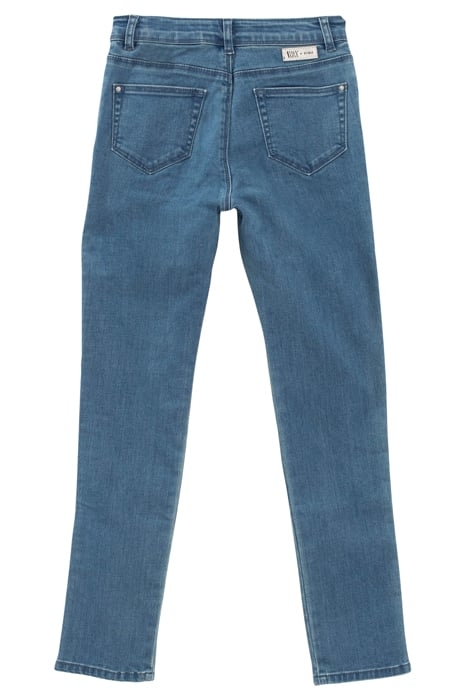 GIRLS’ VINTAGE BLUE SLIM JEANS WITH SIDE BANDS BLUE VINTAGE 2