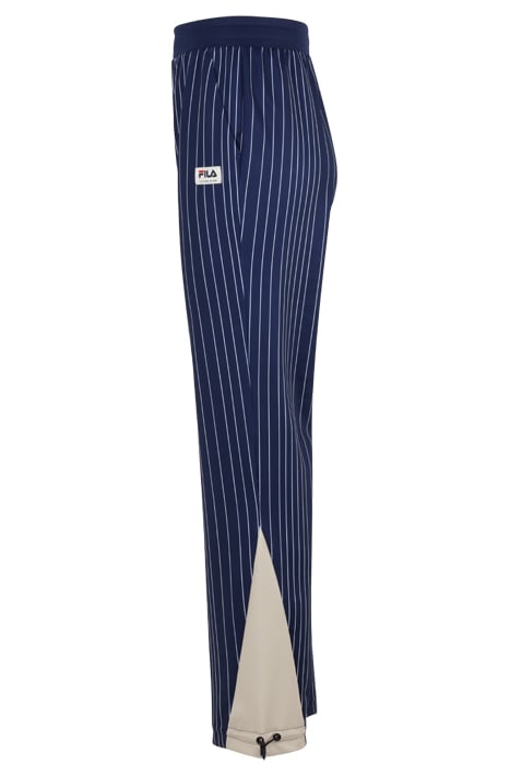 TORRELAVEGA STRIPED TRACK PANTS MEDIEVAL BLUE/ANTIQUE WHITE 3