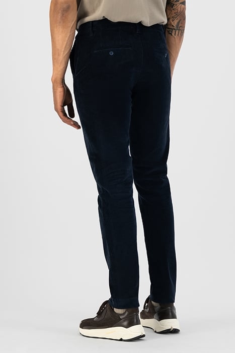 FONDA SLIMFIT CHINO RIBCORD DK. NAVY 3