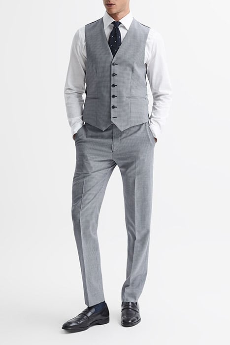 GRANGE WAISTCOAT NAVY/WHITE 3