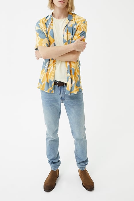 AQUA XL FLORAL PRINT REGULAR SHIRT 3