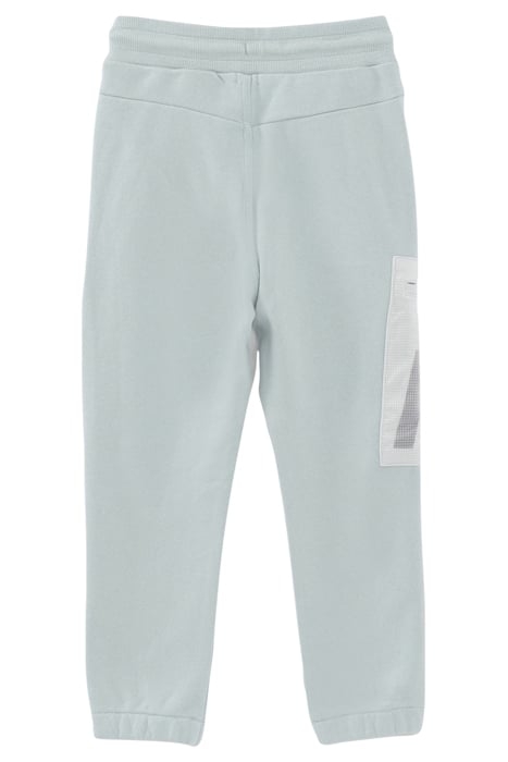 BOYS’ AQUA GREEN JOGGERS WITH NYLON CHEQUERED POCKET 2