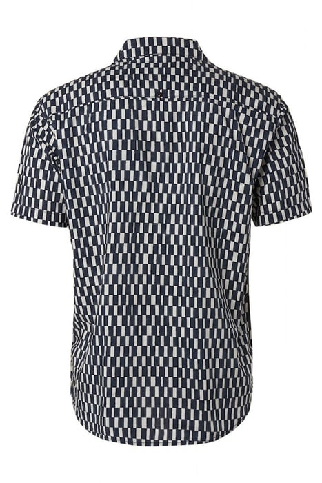 SHIRT SHORT SLEEVE RESORT COLLAR ALLOVER PRINTED NIGHT 5