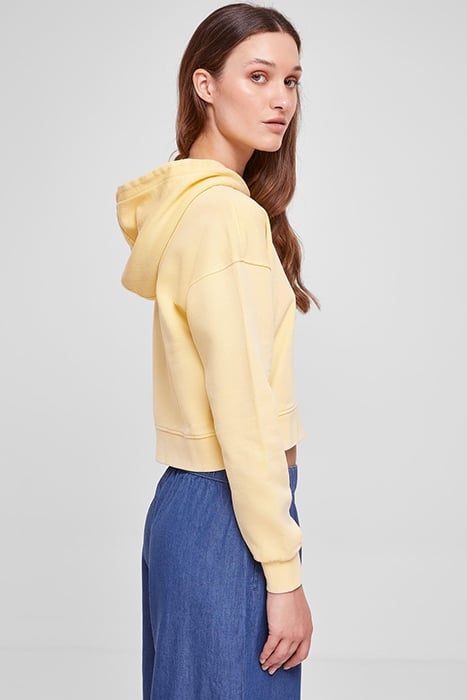 LADIES SHORT FLOWER EMBROIDERY TERRY HOODY VINTAGESUN 7