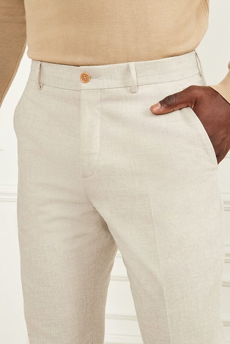 ROGER CLASSIC CHINO HERB TAN TAILORED PANT 6