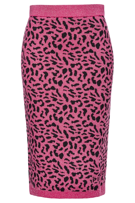 GIORNALAIO GONNA JACQUARD LURE NUDE ROSÉ & CLASSIC BLACK 1