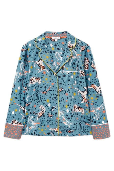 NINA PJ SHIRT BLUE 4