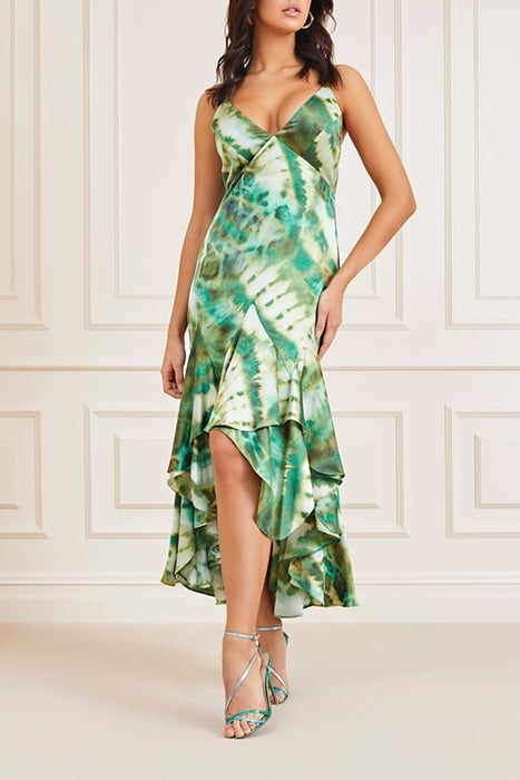 WATERFALL DRESS ELUSIVE PRINT 1
