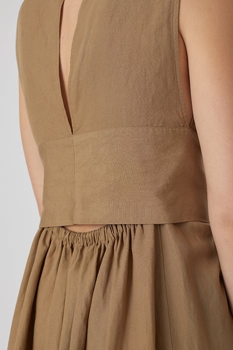 WAISTED BELT DRESSES NUTMEG 6