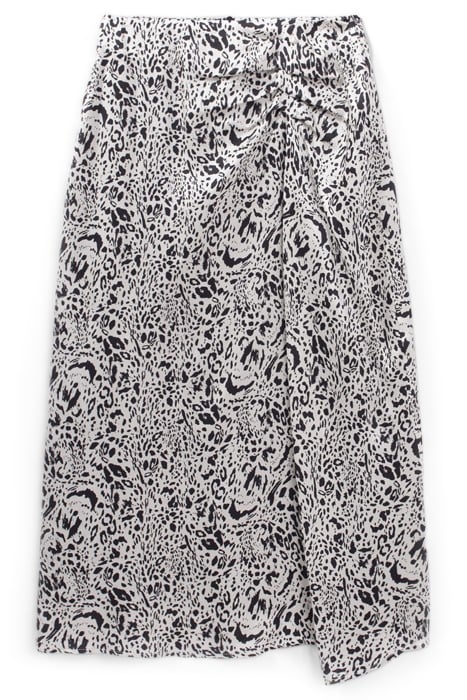 OFF-WHITE BLURRY LEOPARD PRINT SKIRT 3