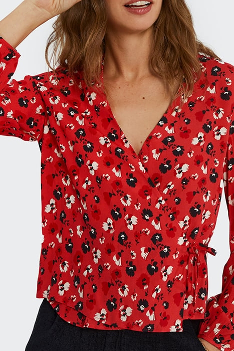 FLASH PINK ROCK FLORAL PRINT BLOUSE 4