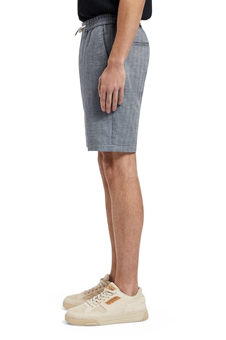 FAVE - BERMUDA SHORTS NAVY HERRINGBONE 5