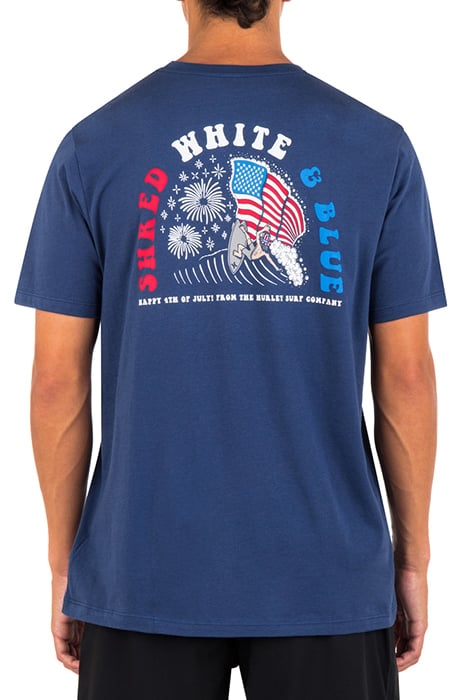 EVD SHRED WHITE AND BLUE SHORT SLEEVE ABYSS 2