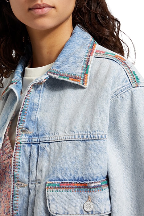 CROPPED DENIM JACKET — SEA STAR 7