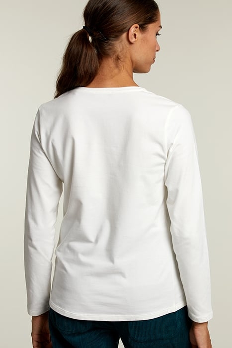 ECRU CREW NECK T-SHIRT 2