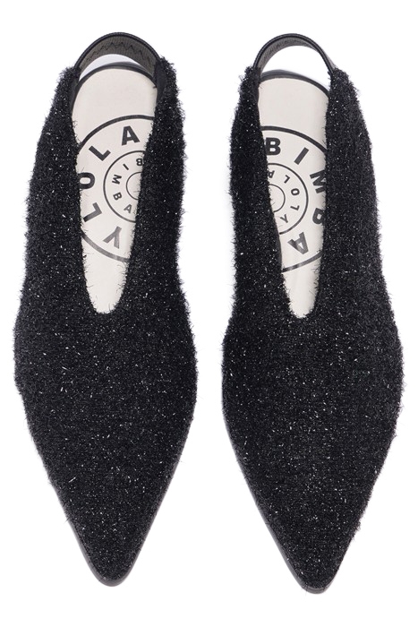 BLACK TINSEL COURT SHOE 3