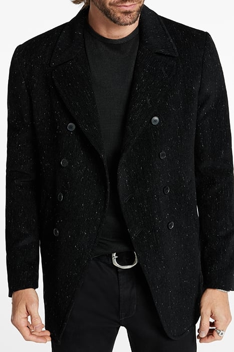 DB PEACOAT WITH CUTAWAY BLACK 1