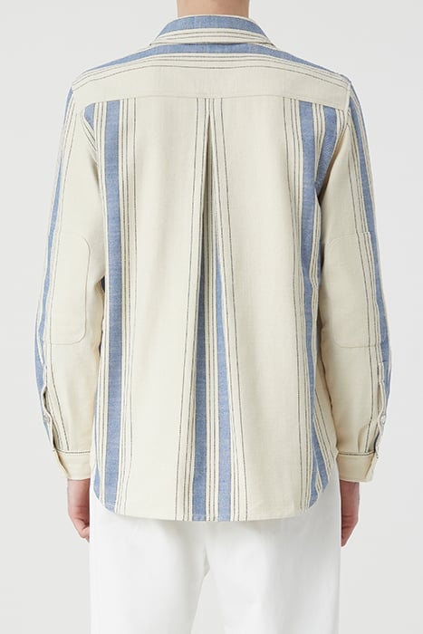 UTILITY SHIRT W/ ELBOW PATCHES SHIRTS & BLOUSES ECRU 2