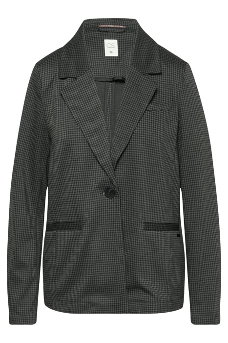 S.OLIVER-QS JACKETS-BLAZER GREY/BLACK 4