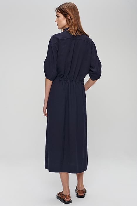 DRAWSTRING DRESS MIDNIGHT BLUE 2