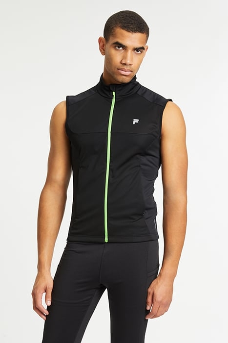 RIALTO WINDSTOPPER RUNNING VEST BLACK 1