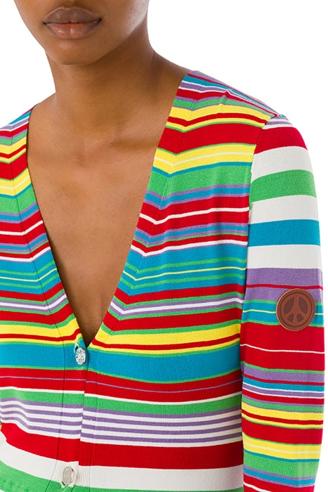 COLORFUL STRIPES LONG CARDIGAN MULTICOLOR 4