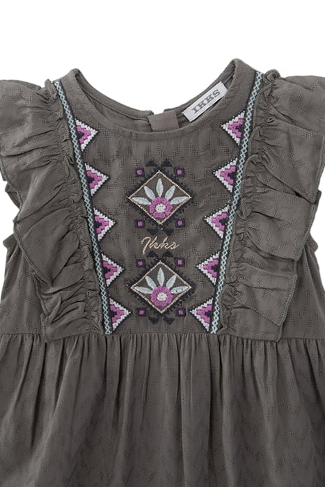 BABY GIRLS’ LENZING™ ECOVERO™ DRESS, CHEVRON JACQUARD 3