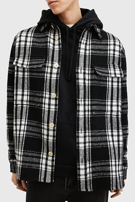 IMBER LS SHIRT BLACK/ECRU WHITE 6