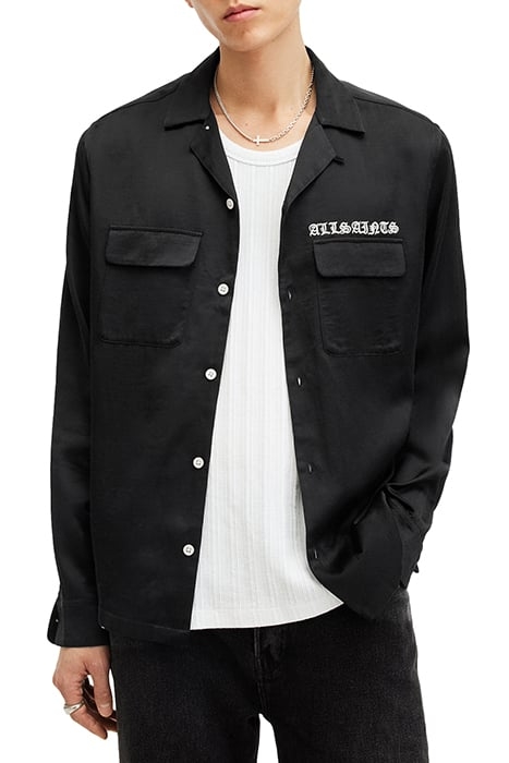 TROYA LS SHIRT JET BLACK 1