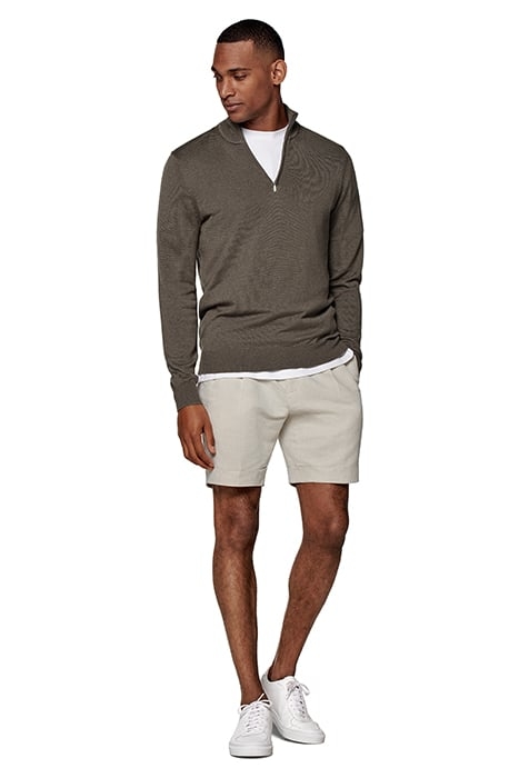TAUPE HALF ZIP 3