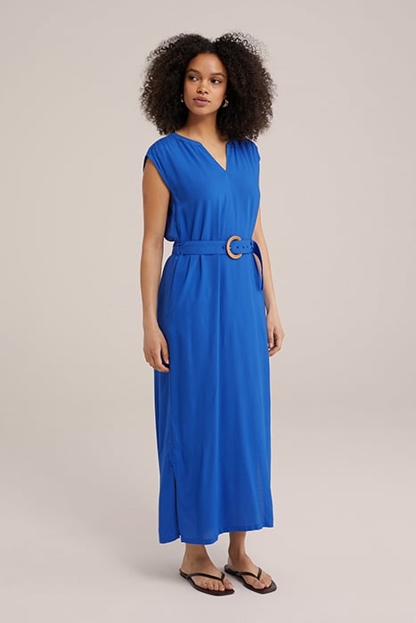 DRESS MID LENGTH COBALT BLUE 1