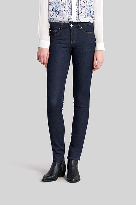 LOW WAIST BLUE SLIM JEANS 1