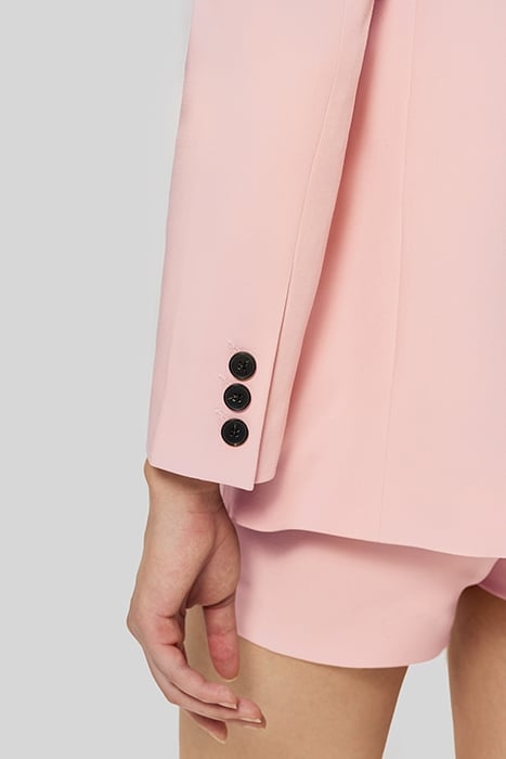 PINK SUIT JACKET WITH BLACK COLLAR 5
