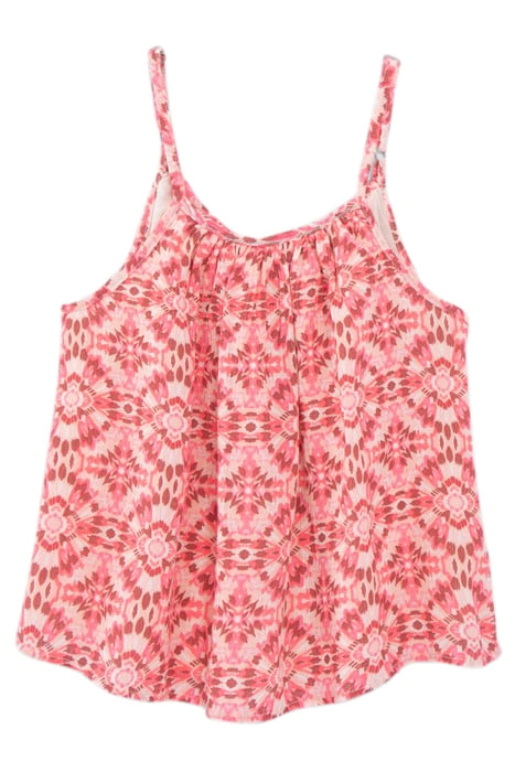 GIRLS’ PINK CAMISOLE WITH ETHNIC PRINT 1