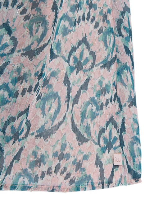 PINK PASTEL IKAT PRINT DRESS FOR GIRLS 6