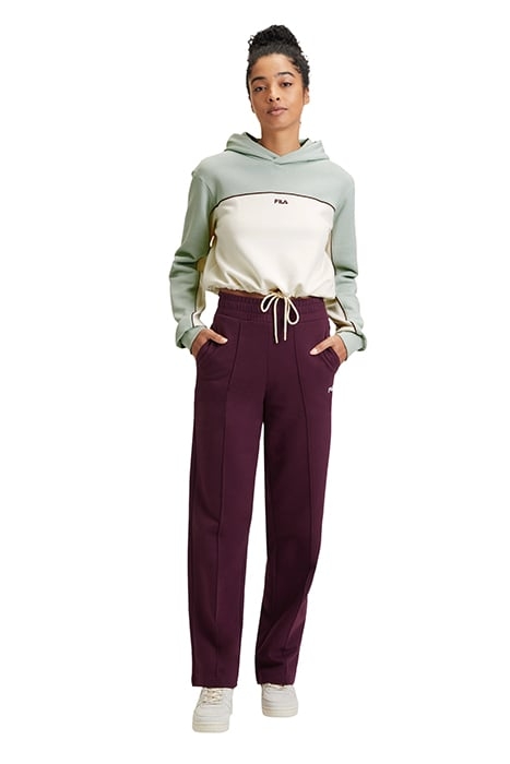 LAAGNA BLOCKED HOODY JADEITE-ANTIQUE WHITE 3