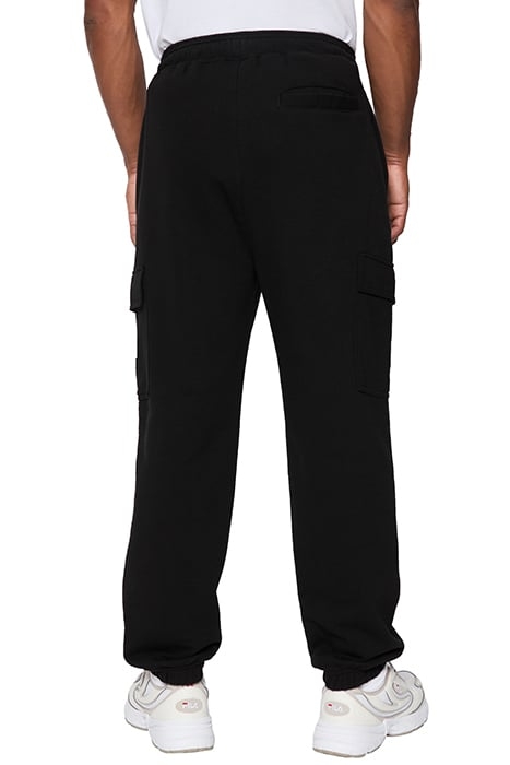 LONGARONE CARGO SWEAT PANTS BLACK 2