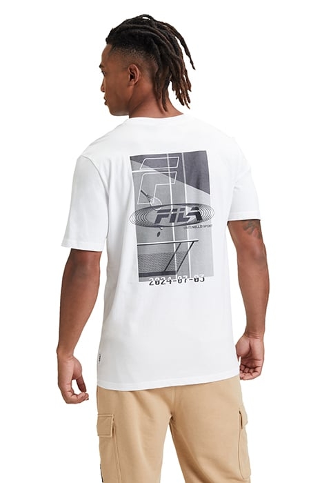 LUBENEC GRAPHIC TEE BRIGHT WHITE 2